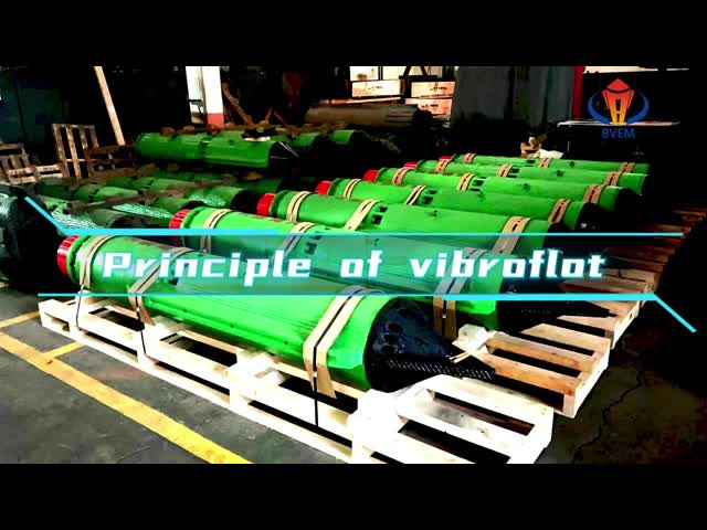 130KW Electrical Vibroflotation Compaction Of Cohesionless Soils Environment Friendly