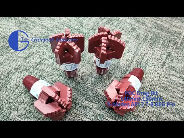 PDC Drag Bit 140mm-150mm PDC Drill Bit For Geothermal And Well Drilling