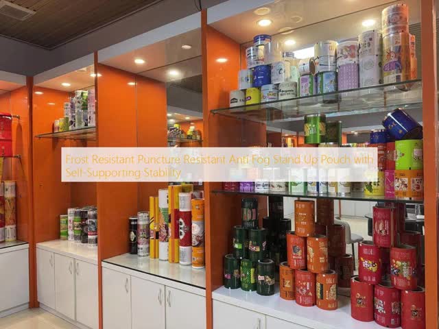 Puncture Resistant Stand Up Bag Packaging Gravure Printing With Self Supporting