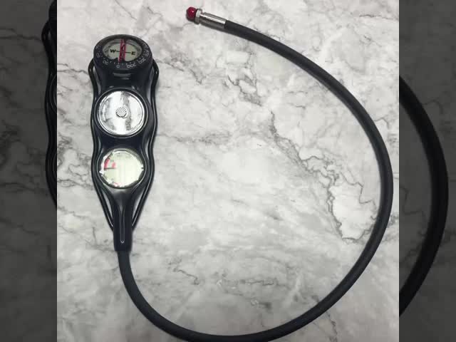 Submersible Scuba Diving Console Compass Depth Triplet Pressure Gauge for Underwater Equipment