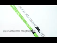 China Custom Woven Label Lanyard - Premium Fabric & Metal Clasps - Brand Your Style with Durable Key Organizer supplier