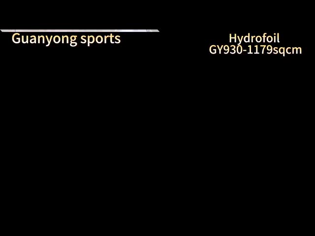 GY930 1179sqcm Hydrofoil Aluminum Carbon Fiber Kite Foil Complete Hydrofoil Set Wingfoil