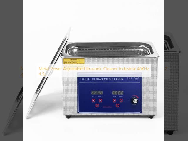 4.5L Metal Ultrasonic Cleaner with 110V-120V / 220V-240V Voltage and 1 Year Warranty Industrial Washing Machine