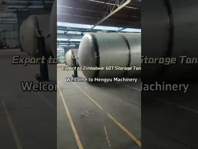 Vertical / Horizontal Stainless Steel Storage Tanks for Liquid Nitrogen