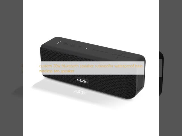 custom 20w  bluetooth speaker subwoofer waterproof bass wireless tws speaker