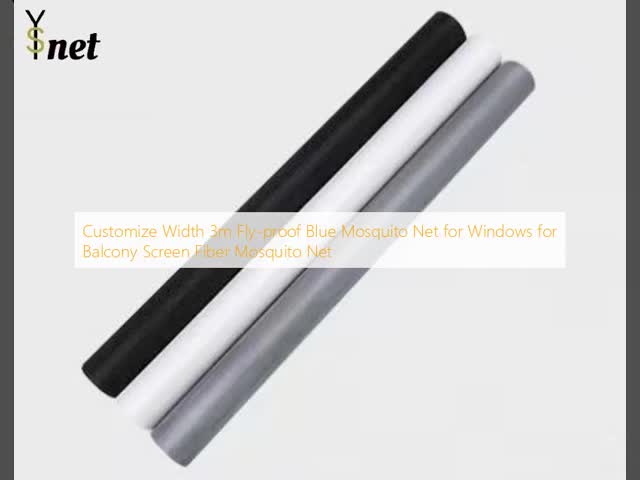 Customize Width 3m Fly-proof Blue Mosquito Net for Windows for Balcony Screen Fiber Mosquito Net