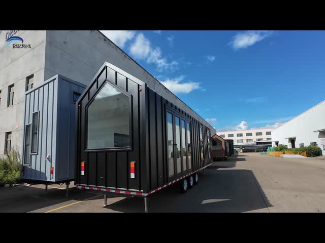 Prefabricated Steel Frame Mini House With Laminate Flooring 110/220V/240v Electrical