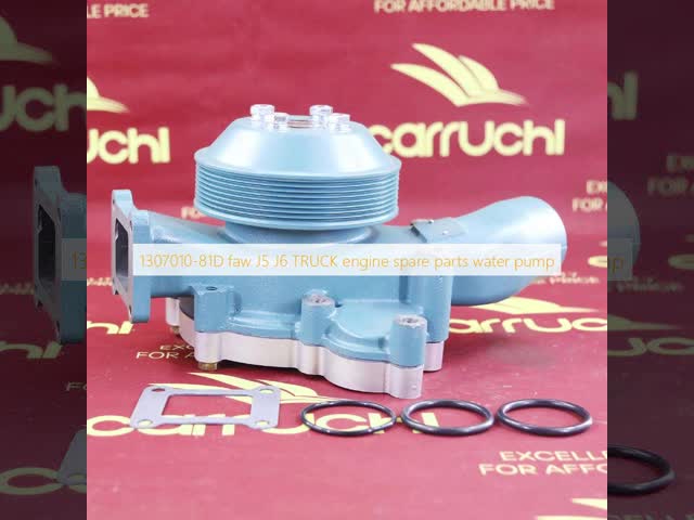 1307010-81D FAW J5 J6 CAMIÓN repuestos de motor bomba de agua El video
