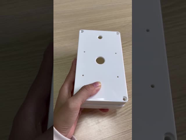 WHITE SCREWED PLASTIC ENCLOSURES OUTDOOR WATERPROOF PLASTIC BOXES FOR ELECTRICAL