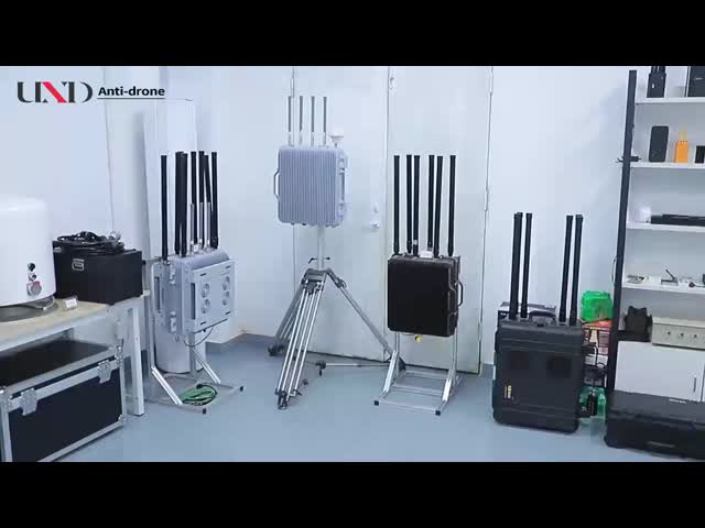 Full-Band Mobile Airspace Security Solution Handheld Drone Detector 0~5km Range >30 Drones Tracking for UAV/FPV/DJI