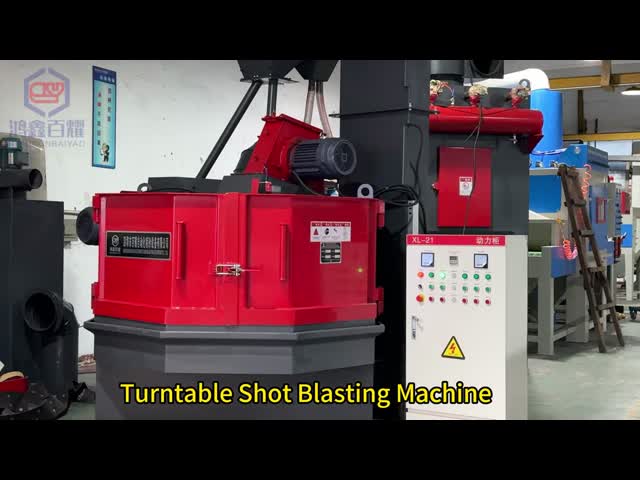 Wheel Shot Blasting Machine Rotary Table Shot Blast Machine