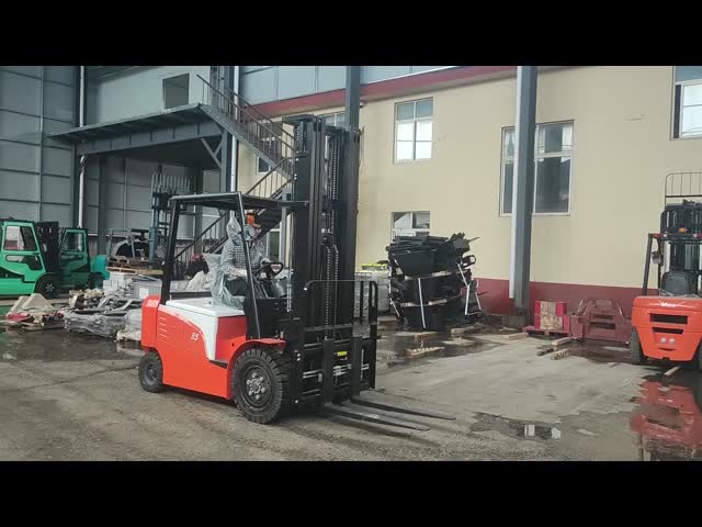4 Wheel Electric Forklift Truck CPD30 CPD35 CPD40 Power Forklift