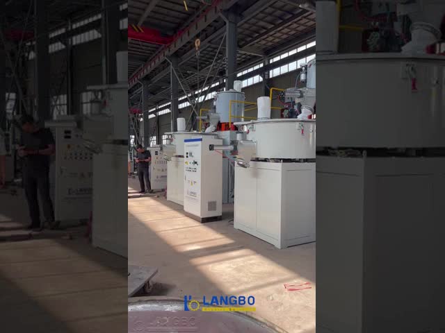 Industrial PVC Powder High Speed Mixer with Heating Cooling System for Rigid  PVC Compounds