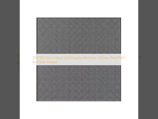 320*160 Size Indoor LED Display Modules 1.25mm Pixel Pitch for Clear Images