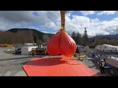 China 2 Tons Eco Friendly Hydrostatic Test Bags Shock Absorbing Lightweight Portable supplier