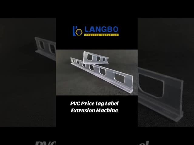 Single Screw Extruder Machine For Plastic Supermarket PVC Price Tag Shelf Label Making