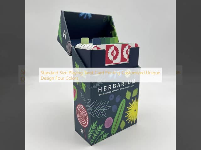 Standard Size Playing Tarot Card Printing Customized Unique Design Four Colors