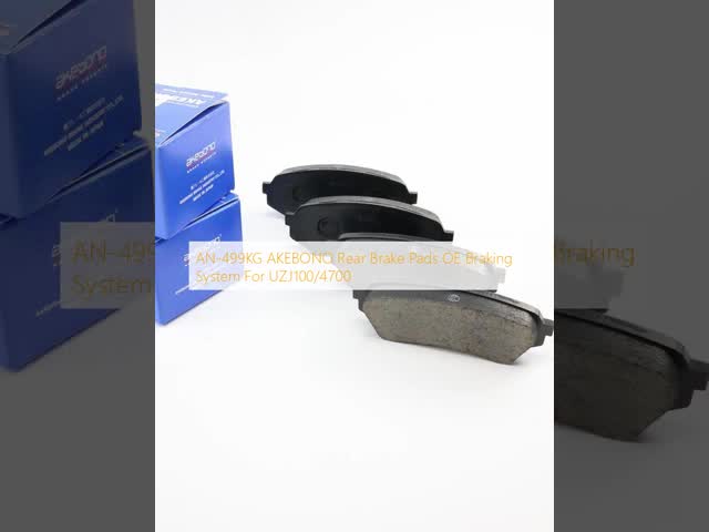 04466-60070 AKEBONO Rear Brake Pads OE Braking System For UZJ100/4700