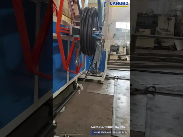 Double Working Station PE Irrigation Pipe Coiler For Diameter 16-63mm
