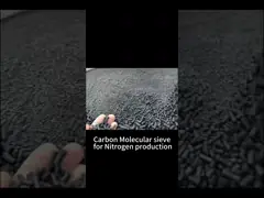 China High Compression Adsorbent Carbon Molecular Sieve With Strength ≥75N/Particle supplier