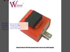 モーターサイクルの電気信号器 プラスチックフラッシャー 12V 2ピン