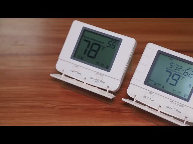 Riseem Compact Wired Non-Programmable Simple 24V Thermostat For Temperature Ranges 32°F 99°F 0°C 40°C Space-Saving Design