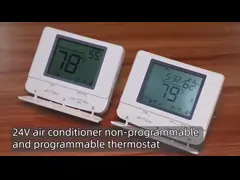 China Standard White 24V Non Programmable Thermostat For Air Conditioning supplier