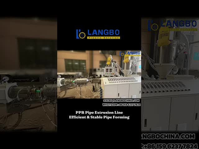 Plastic PPR  Pipe Production LineCorrugated Pipe Hose Tube Extrusion Production Line