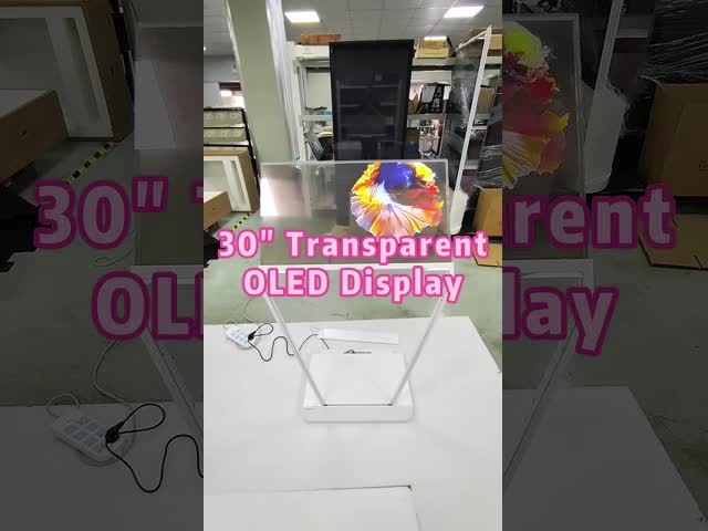 30 Inch Clear Oled Screen Voice Controlled Anti Glare Transparent Oled Arduino