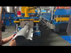 China Steel Roller Shutter Door Roll Forming Machine Security Door Machine With Holes supplier