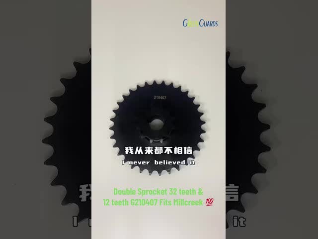 Lawn Equipment Parts Double Sprocket 32 teeth & 12 teeth G210407 Fits Millcreek 3100/3200 Turf Tiger Spreaders