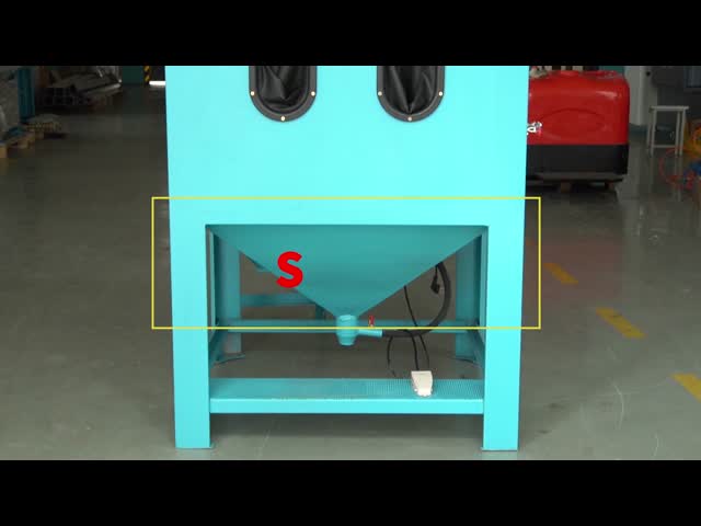 0.4mpa - 0.7mpa Wheel Sandblasting Machine Versatile Industrial Sandblaster