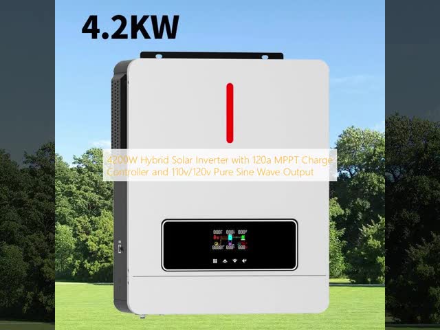 4200W Solar Battery Inverter With 120V Pure Sine Wave Output And MPPT Charge Controller