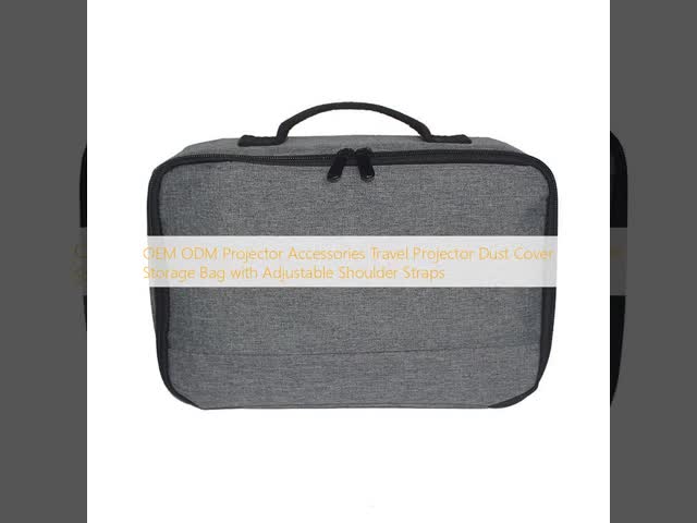 OEM ODM Projector Accessories Travel Projector Dust Cover Storage Bag with Adjustable Shoulder Straps