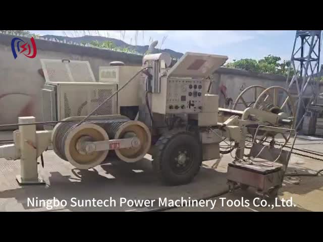 40kn Power Line Stringing Equipment Hydraulic Stringing Puller Tensioner