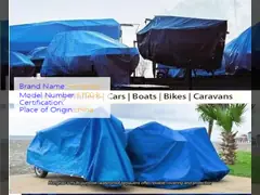 Multi Purpose Waterproof Tarpaulins Blue / Green 70-120GSM