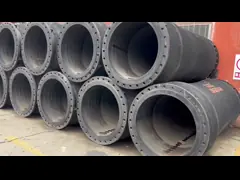 China Sand Dredger 800mm Hdpe Water Pipe With Flange Adapter Line Marine Shipyard supplier