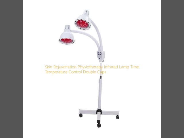 Skin Rejuvenation Physiotherapy Infrared Lamp Time Temperature Control Double Caps
