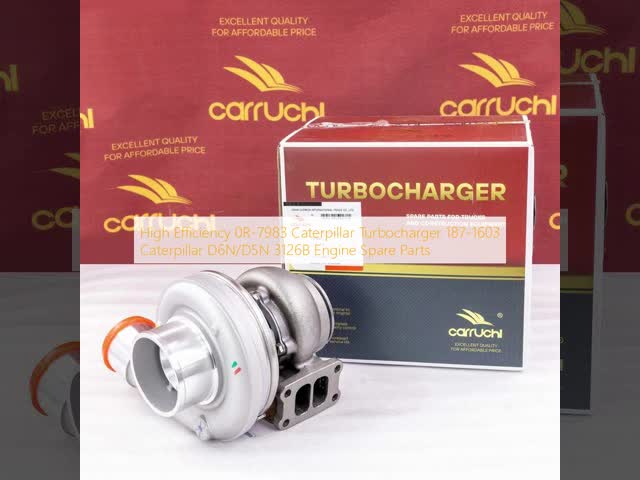 High Efficiency 0R-7983 Turbocharger 187-1603 D6N/D5N 3126B Engine Spare Parts