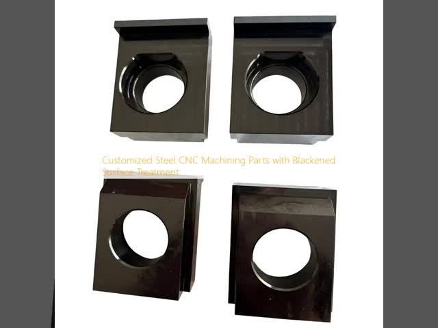 Customized SS CNC Machining Parts with Blackened Surface Treatment and ±0.002~0.005mm Tolerance for High Precision Applications