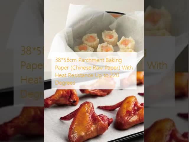 White Brown Greaseproof Paper Sheets For Baking Silicone Coating Material