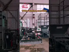 160ton Scrap Metal Baler with 86KW diesel engine Power for Efficient Metal aluminum cans Compacting