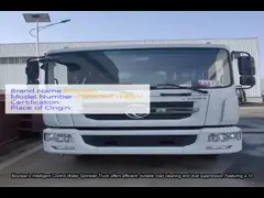 Efficient Electric Road Maintenance Cleaning Truck Urban Care Solution Municipal Use
