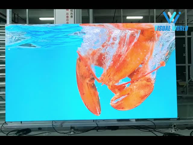 P0.9 Small Pixel Pitch LED Display COB Die-casting Aluminum For Showing