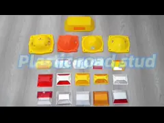 ROADSAFE Highway Durable ABS Plastic Roadside Reflector Cat Eye Reflective Road Stud