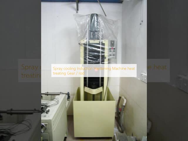 Spray cooling Induction Hardening Machine heat treating Gear / rod