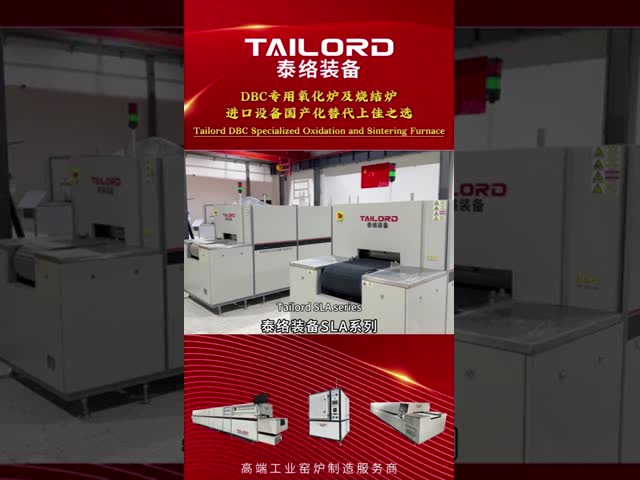 Controlled Atmosphere Mesh Belt Furnace DBC Oxidation
