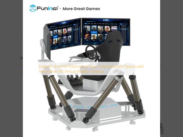 Racing Car Simulator with Three Screen Unleash the Full Potential of Your Entertainment Space with Innovative 9D Virtual Reality Cinema