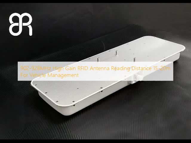 902-928MHz High Gain RFID Antenna Reading Distance 15-20m For Vehicle Management