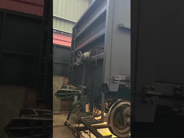 1520mm Gauge Railway Wagon With Axle Load 23.5t Volume 82 M3